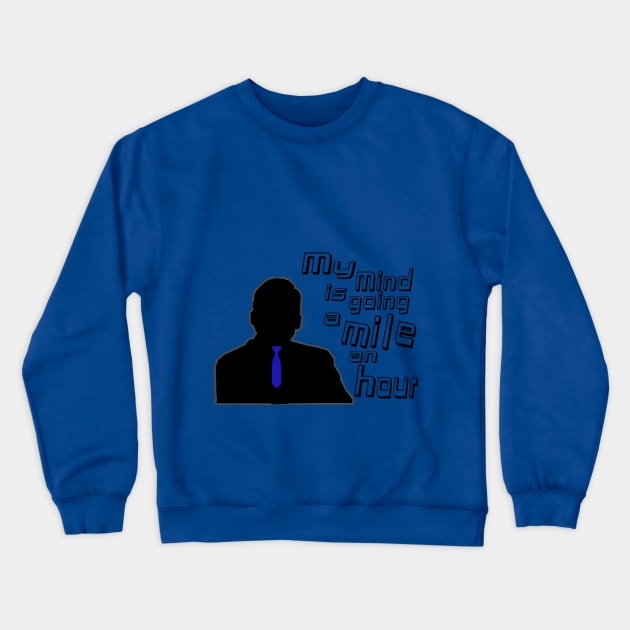 Micheal Scott Speed Crewneck Sweatshirt by Jay103